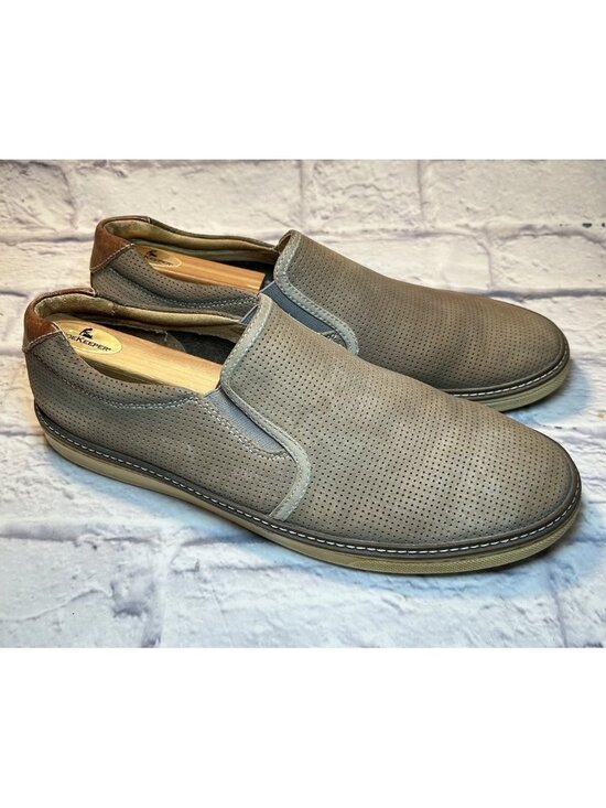Johnston & Murphy McGuffey Slip-On Shoes Mens 12M 250619 Tan Comfort Casual